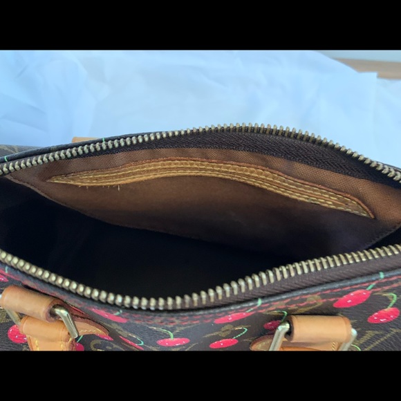 LOUIS VUITTON TAKASHI MURAKAMIX MONOGRAM CERISES SPEEDY 25 - Picture 11 of 12